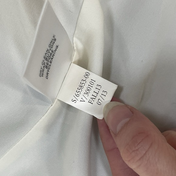 Banana Republic Herringbone Blazer Womens 6 Gray Wool Blend Career Jacket - Picture 7 of 11